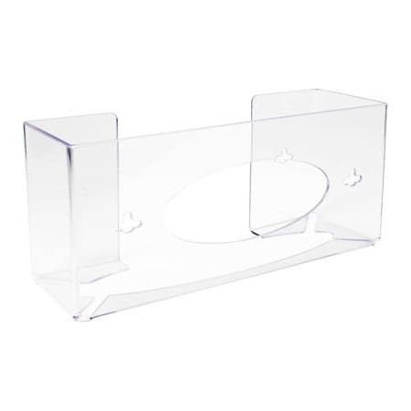 Trippnt TrippNT Single Two Sided Clear Glove Box Holder, PETG Plastic, 11"W x 4"D x 5"H 51141